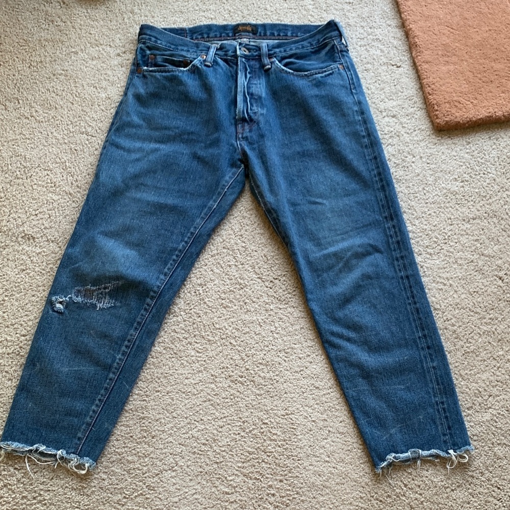 Chimala selvedge Denim Narrow taper cut Jeans 27 EIC WORN 1X $585